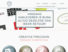 Tablet Screenshot of creativeprecision.nl